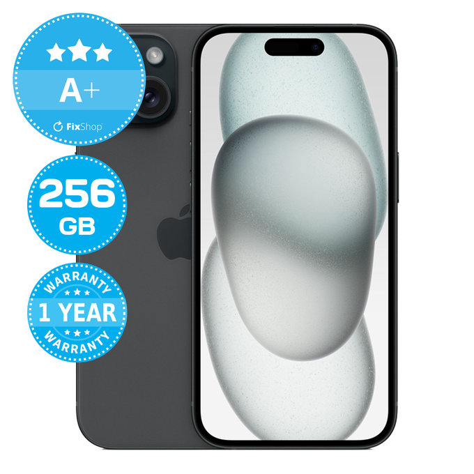 Apple iPhone 15 Black 256GB A+ Обновени