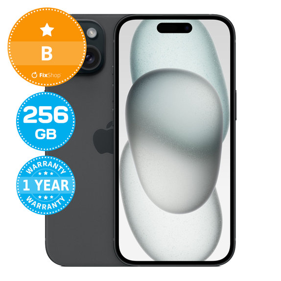 Apple iPhone 15 Black 256GB B Обновени
