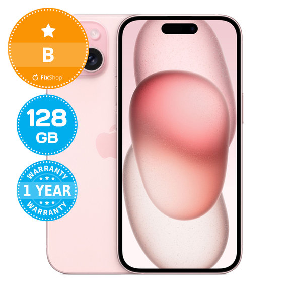 Apple iPhone 15 Pink 128GB B Обновени