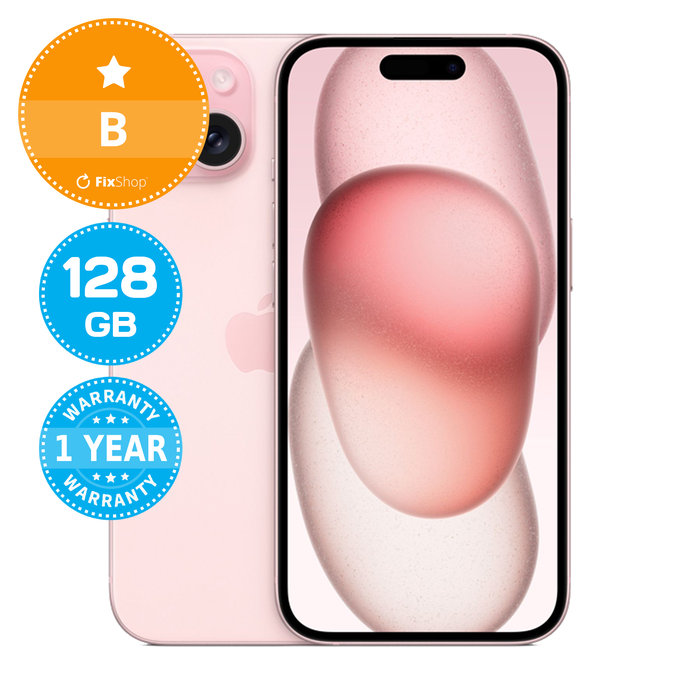 Apple iPhone 15 Pink 128GB B Обновени