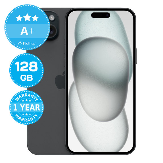 Apple iPhone 15 Plus Black 128GB A+ Обновени