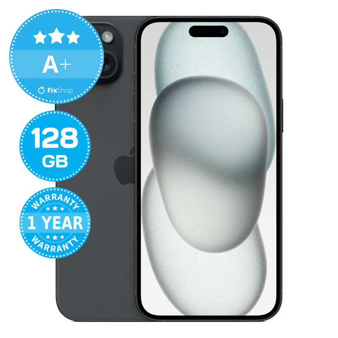Apple iPhone 15 Plus Black 128GB A+ Обновени
