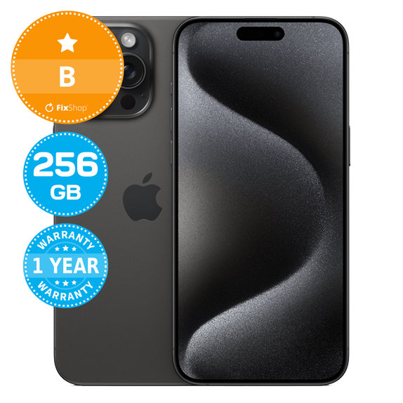 Apple iPhone 15 Pro Max Black Titanium 256GB B Обновени