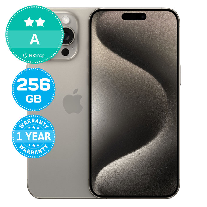Apple iPhone 15 Pro Max Natural Titanium 256GB A Обновени