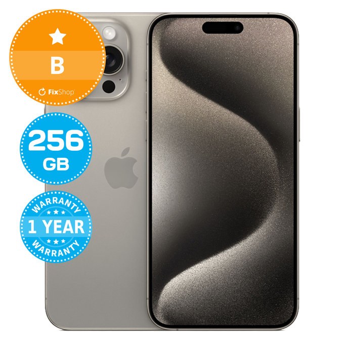 Apple iPhone 15 Pro Max Natural Titanium 256GB B Обновени
