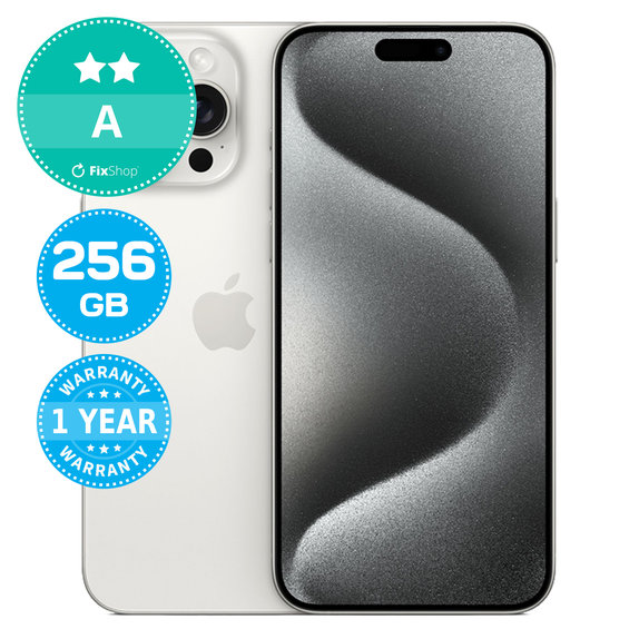 Apple iPhone 15 Pro Max White Titanium 256GB A Обновени
