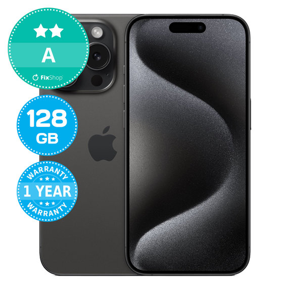 Apple iPhone 15 Pro Black Titanium 128GB A Обновени