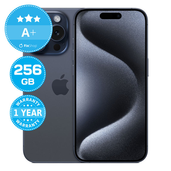 Apple iPhone 15 Pro Blue Titanium 256GB A+ Обновени