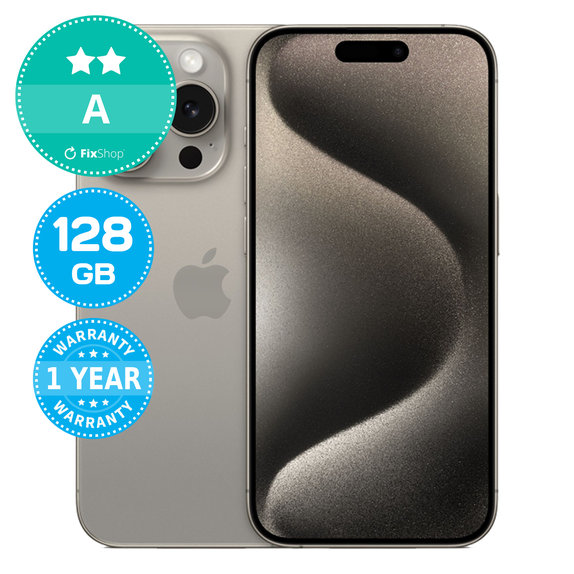 Apple iPhone 15 Pro Natural Titanium 128GB A Обновени