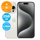 Apple iPhone 15 Pro White Titanium 256GB B Обновени