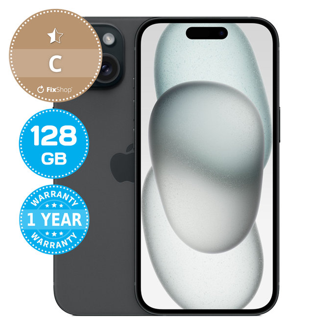 Apple iPhone 15 Black 128GB C Обновени