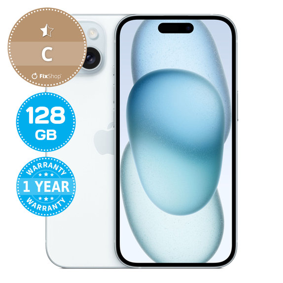 Apple iPhone 15 Blue 128GB C Обновени