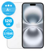 Apple iPhone 16 White 128GB A+ Обновени