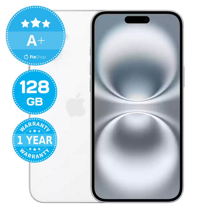 Apple iPhone 16 White 128GB A+ Обновени