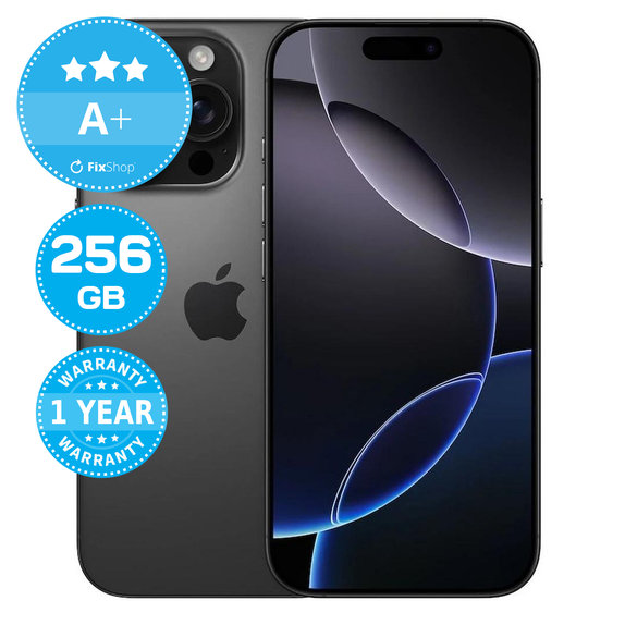 Apple iPhone 16 Pro Black Titanium 256GB A+ Обновени