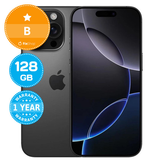 Apple iPhone 16 Pro Black Titanium 128GB B Обновени