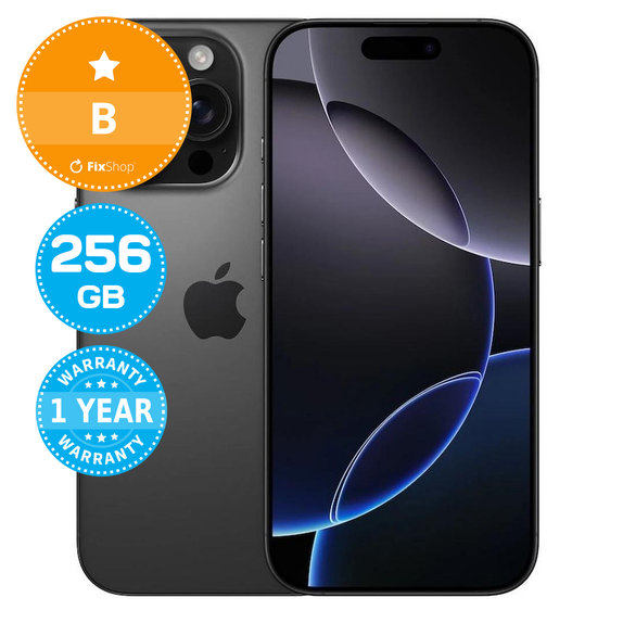 Apple iPhone 16 Pro Black Titanium 256GB B Обновени