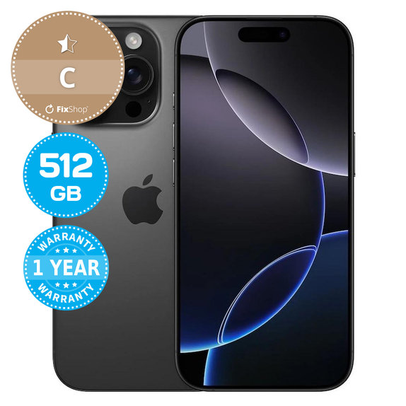 Apple iPhone 16 Pro Black Titanium 512GB C Обновени
