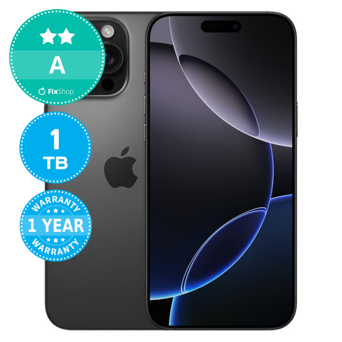 Apple iPhone 16 Pro Max Black Titanium 1TB A Обновени