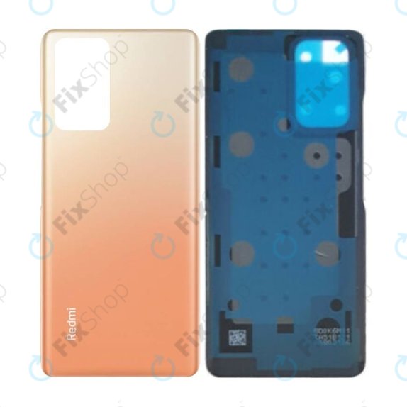Капак на батерията за Xiaomi Redmi Note 10 Pro, оранжев, Orange