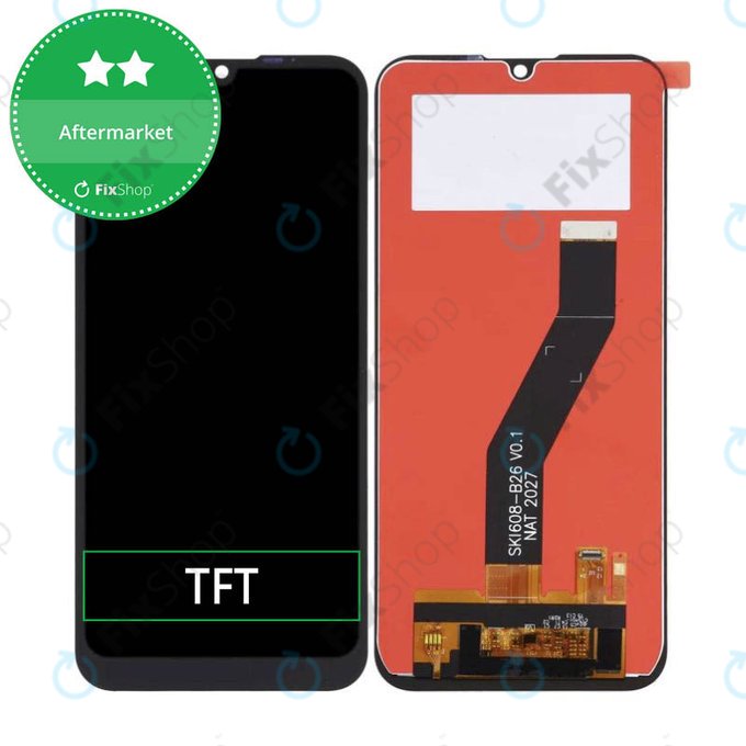 дисплей за Motorola Moto E6s, Тъчскрийн без рамка, TFT