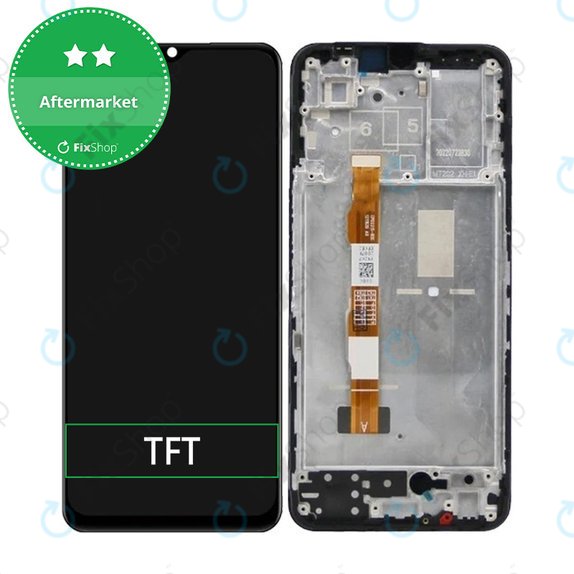дисплей за Vivo Y22s V2206, Тъчскрийн и рамка, Dark Blue, TFT