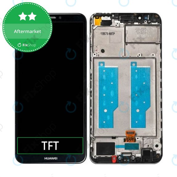 дисплей за Huawei Y7 Prime (2018), Тъчскрийн и рамка, черен, Black, TFT