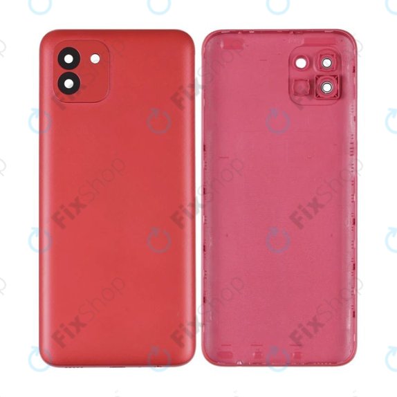 Капак на батерията за Samsung A03 A035G, червен, Red