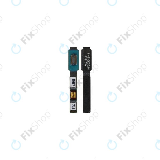 Сензор за пръстов отпечатък с гъвкав кабел за Sony Xperia 10 II, Xperia 1 II, Xperia 5 II, A5019511A, черен, Black, Genuine Service Pack