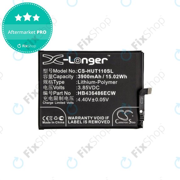 Батерия за Huawei Mate 10 Lite, Honor View 20, 3900mAh, Li-Pol, 3.85 V, HB436486ECW, HQ