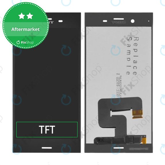 дисплей за Sony Xperia XZ1 G8341, Тъчскрийн без рамка, черен, Black, TFT