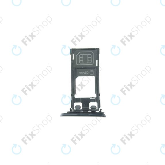 SIM държач за Sony Xperia XZ F8331, Blue, 1304-9103 Genuine Service Pack