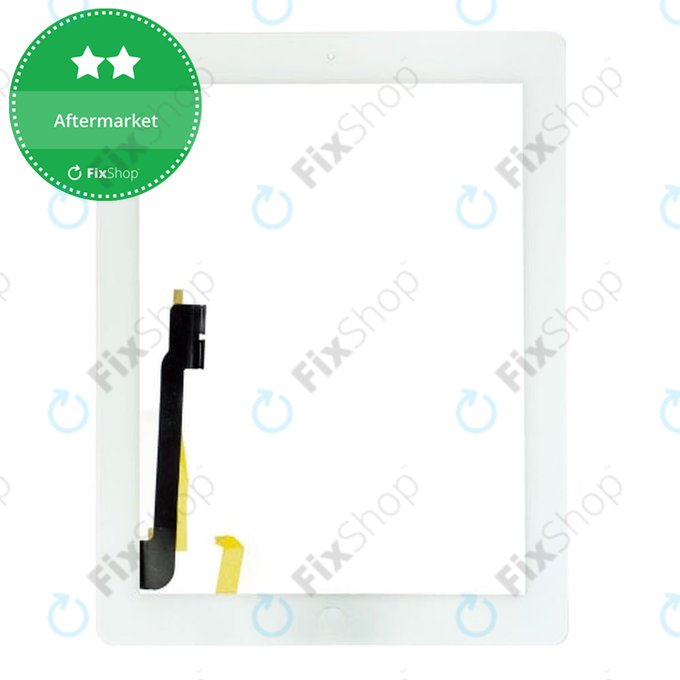 Тъчскрийн с бутон Home за iPad 3, iPad 4, White