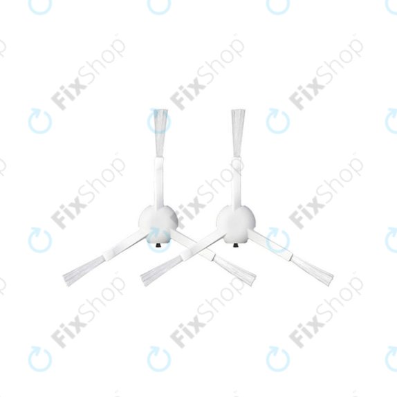 Странична четка за Xiaomi Dreame L10 Pro, D9, D9 Max, D9 Pro, F9, Mi Robot Vacuum Mop 1C, 2C, 2 Pro+, 2 Ultra, Trouver LDS, бял, White, 2бр.