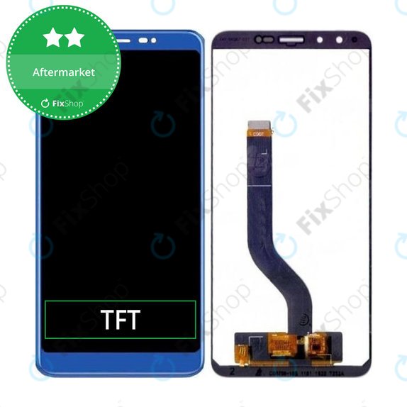дисплей за Lenovo K9, Тъчскрийн без рамка, син, Blue TFT
