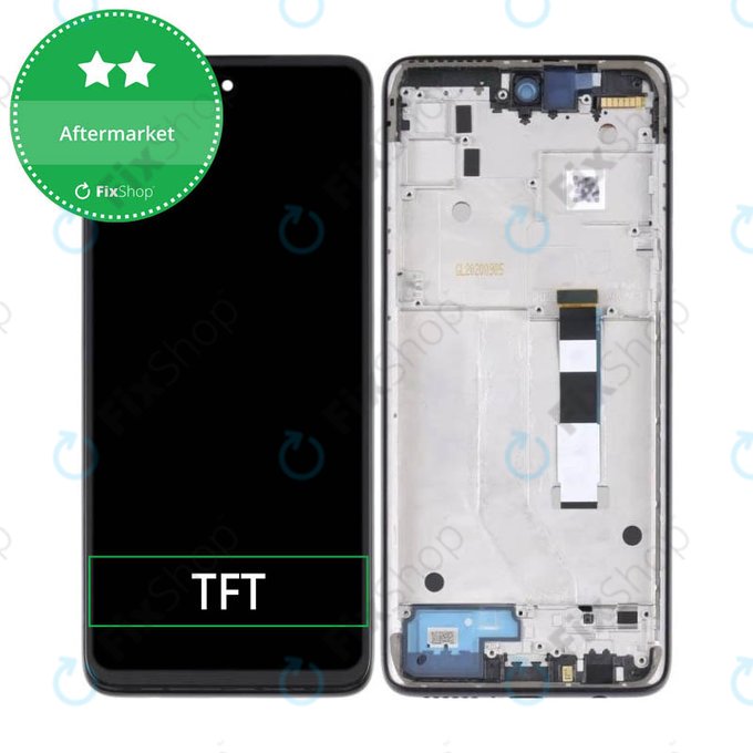 дисплей за Motorola Moto G 5G XT2113, Тъчскрийн и рамка, Volcanic Gray, TFT