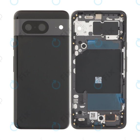 Заден капак комплект за Google Pixel 8, Obsidian