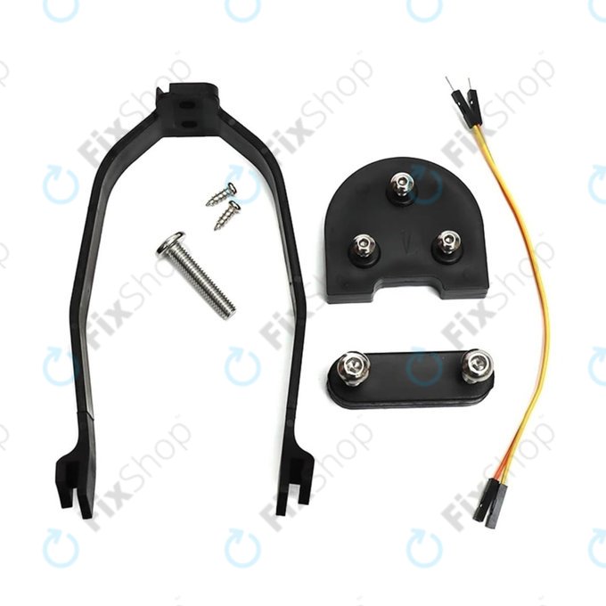 Комплект изолация за колело с опора за калник за Xiaomi Mi Electric Scooter 2 M365, Pro, 10", черен, Black
