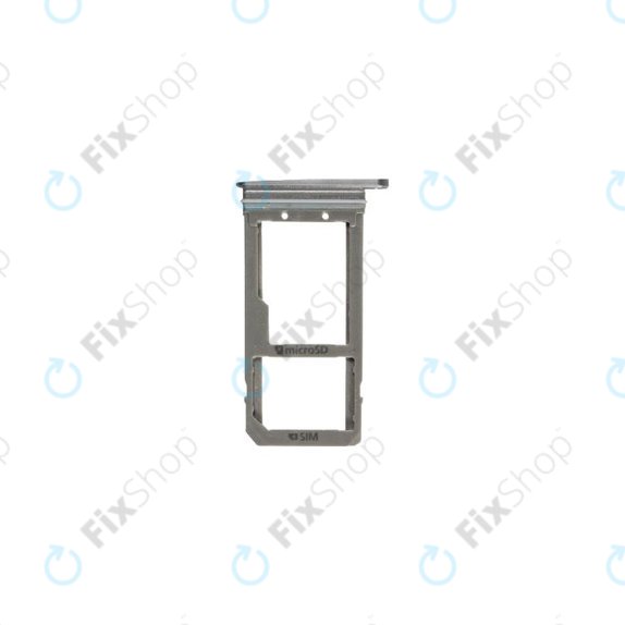 SIM + SD държач за Samsung S7 G930F, черен, Black