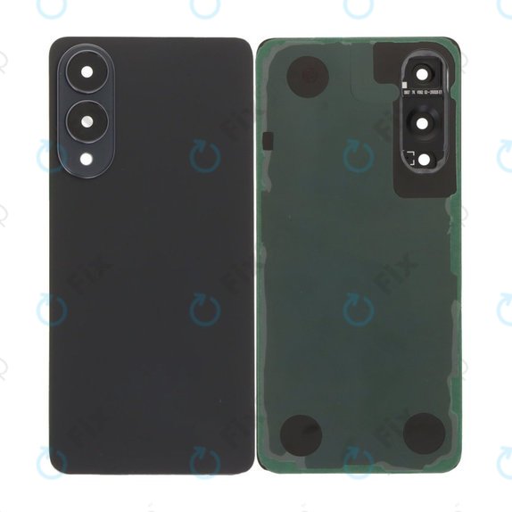 Заден капак комплект за Samsung S25 Edge, Titanium Black