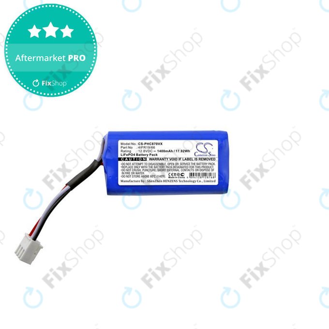 Батерия за Severin Chill RB7022, RB7025, RB-7025, RB7720, 4404048, LiFePO4 12.8V 1400mAh, HQ