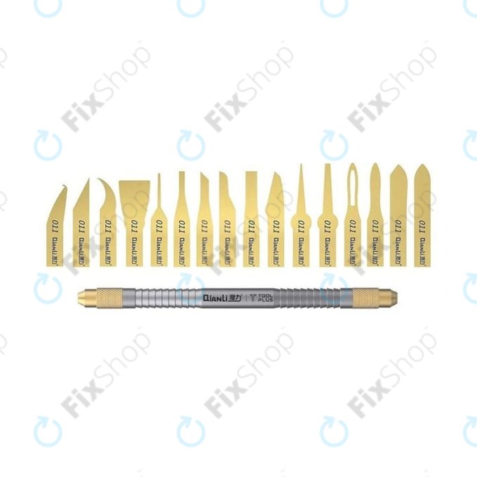 Ръчно полирани остриета с дръжка 16в1, QianLi ToolPlus 011