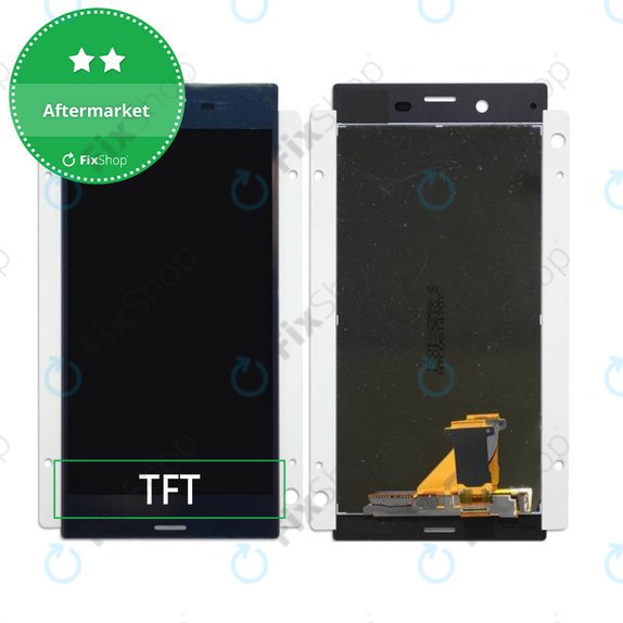 дисплей за Sony Xperia XZ F8331, Тъчскрийн без рамка, син, Blue TFT