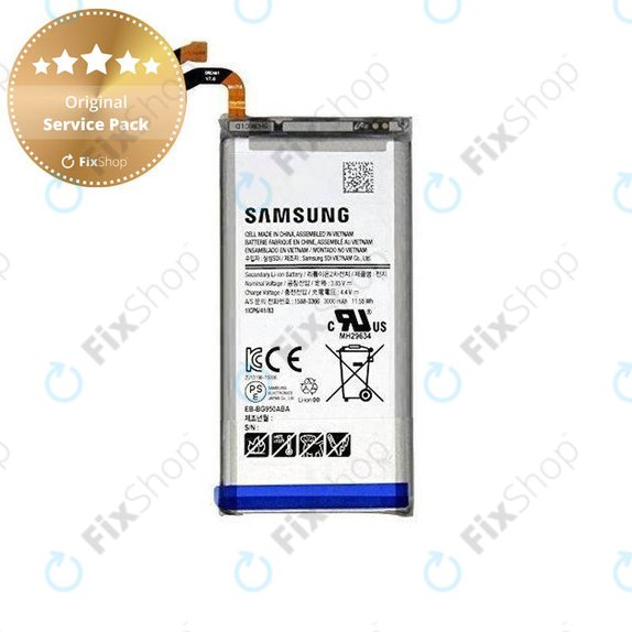 Батерия за Samsung S8 G950F, EB-BG950ABE, 3000mAh - GH43-04729A, GH82-14642A, Genuine Service Pack