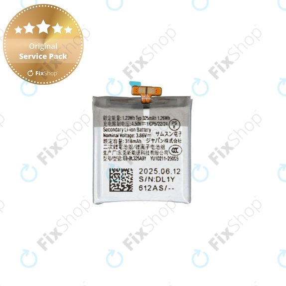 Батерия за Samsung Watch 8 L320N, L325U, 435mAh, EB-BL325ABY, GH43-05278A, Genuine Service Pack