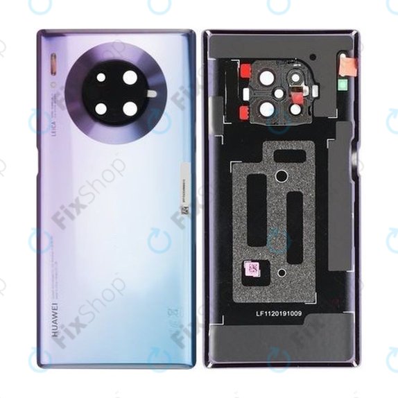 Капак на батерията за Huawei Mate 30 Pro, 02353FFY, Space Silver, Genuine Service Pack