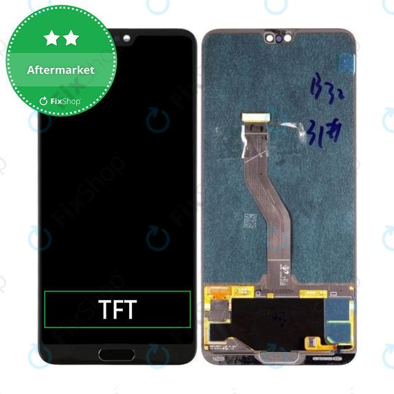 дисплей за Huawei P20 Pro, Тъчскрийн без рамка, Бутон Home, TFT