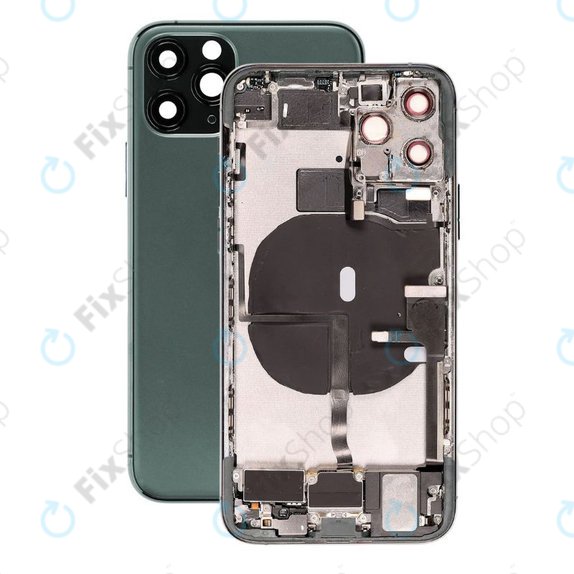 Заден калъф със малки части за iPhone 11 Pro, зелен, Green