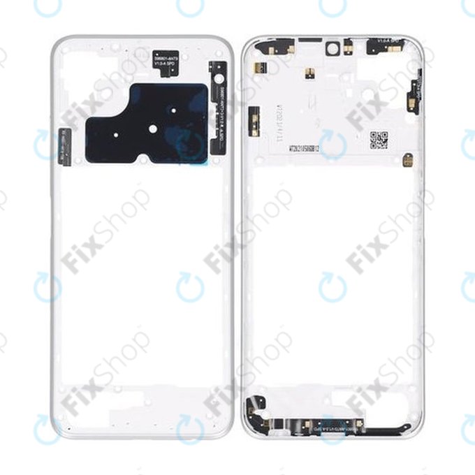 Средна рамка за Samsung A22 5G A226B, White, GH81-20721A, Genuine Service Pack