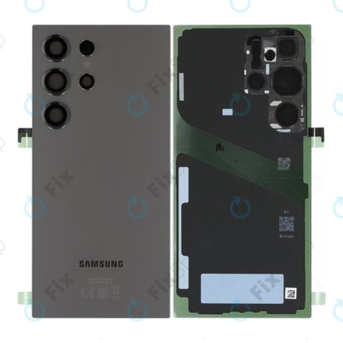 Капак на батерията за Samsung S24 Ultra S928B, GH82-33349B, Titanium Black, Genuine Service Pack